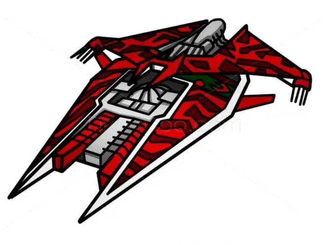 Spaceship: A Step by Step Draw Screenshots
