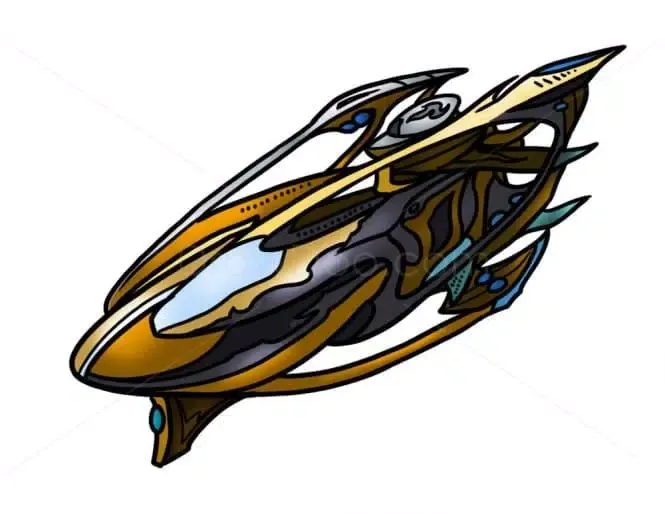 Spaceship: A Step by Step Draw Screenshots