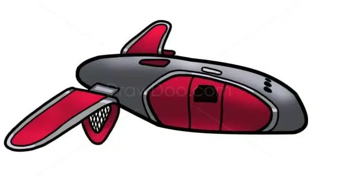 Spaceship: A Step by Step Draw Screenshots