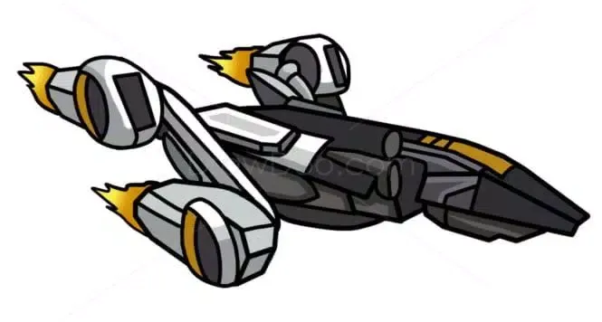 Spaceship: A Step by Step Draw Screenshots
