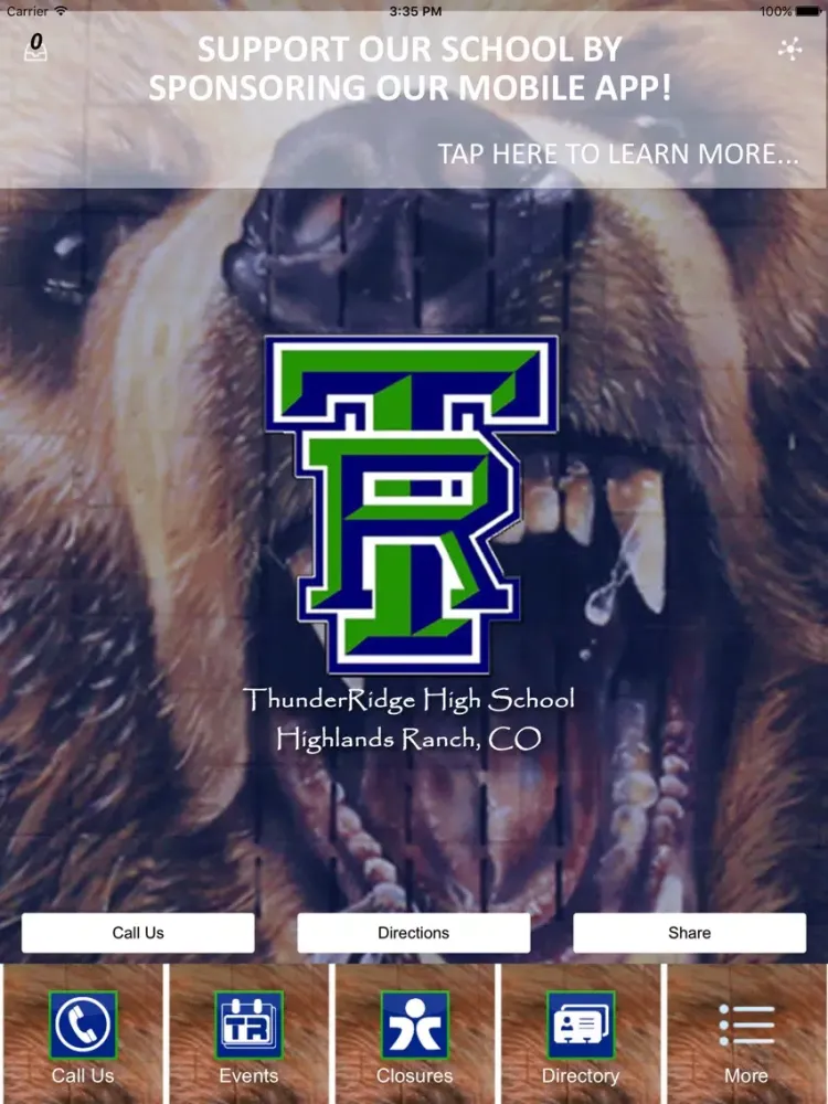 ThunderRidge High School iPad  Screenshots