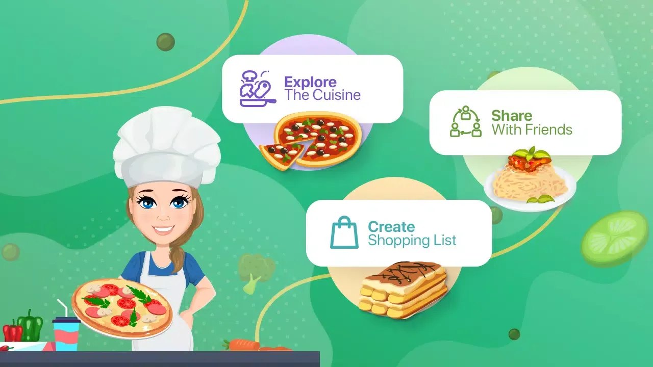 Tangkapan skrin Italian recipes app
