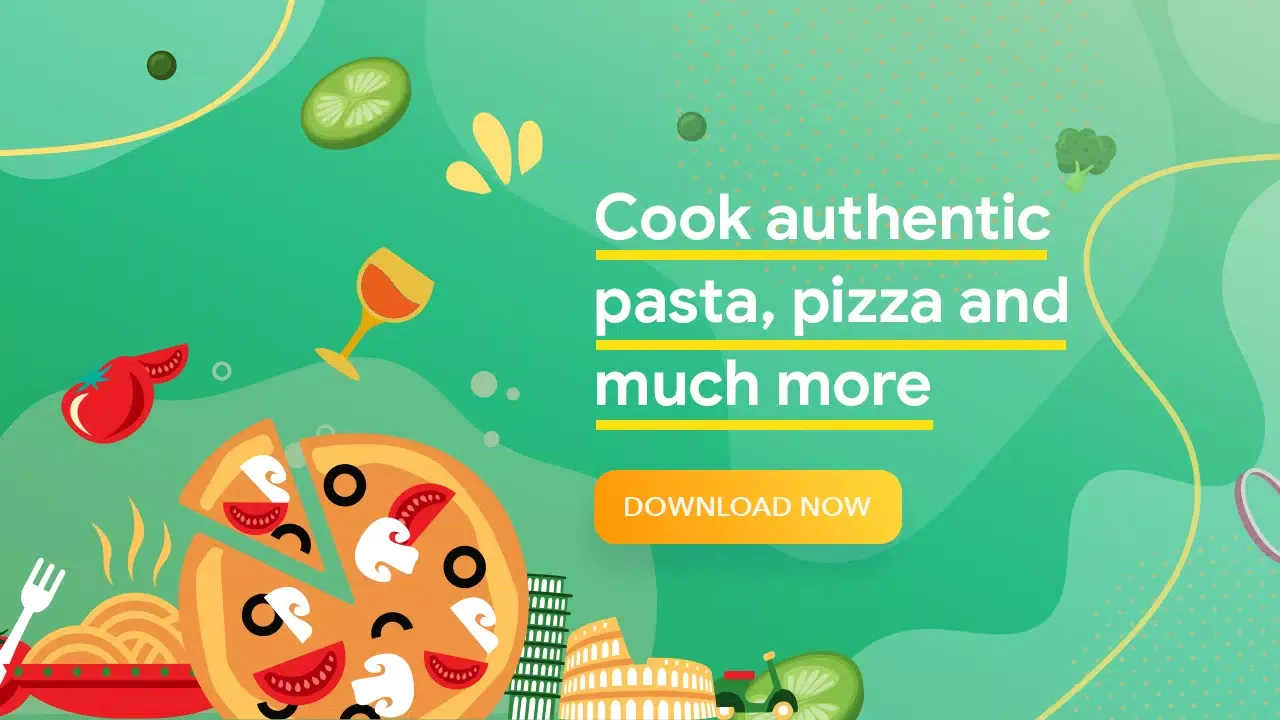 Tangkapan skrin Italian recipes app