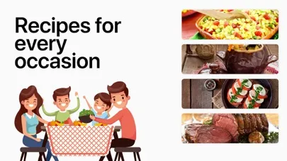 American Cooking Recipes App سکرین شاٹس