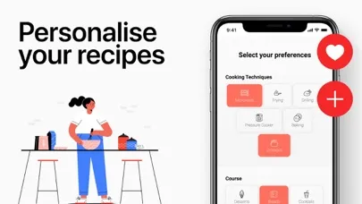 American Cooking Recipes App سکرین شاٹس