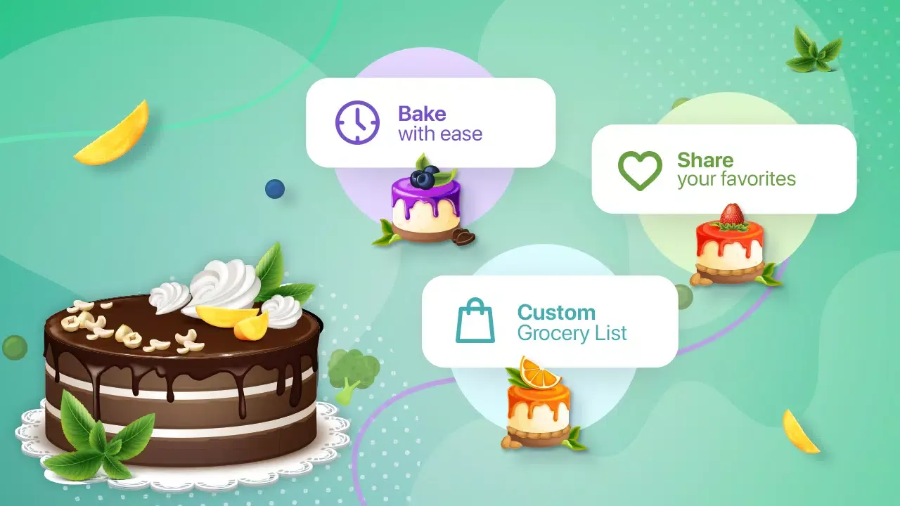 Cake recipes Screenshots