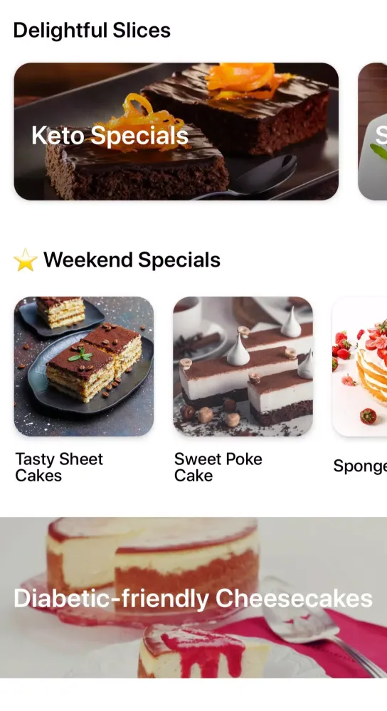 Cake recipes Screenshots