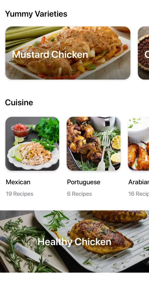 Chicken Recipes スクリーンショット