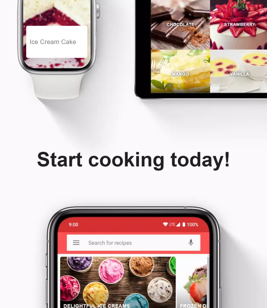 Capturas de pantalla de Dessert recipes