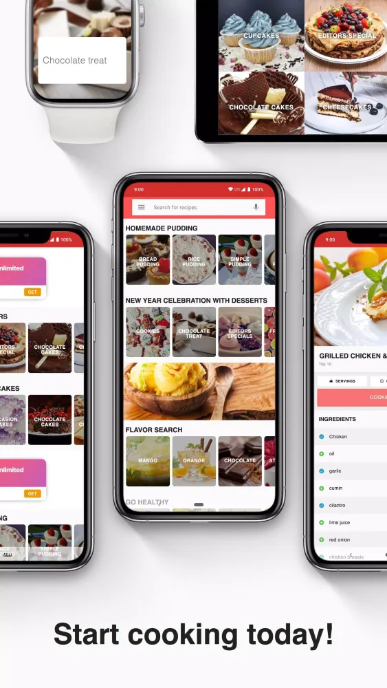 Capturas de pantalla de Dessert recipes