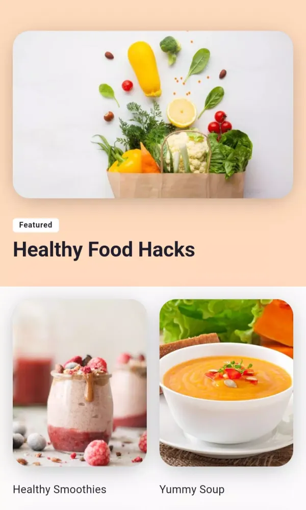 Capturas de tela do Healthy Recipes - Weight Loss