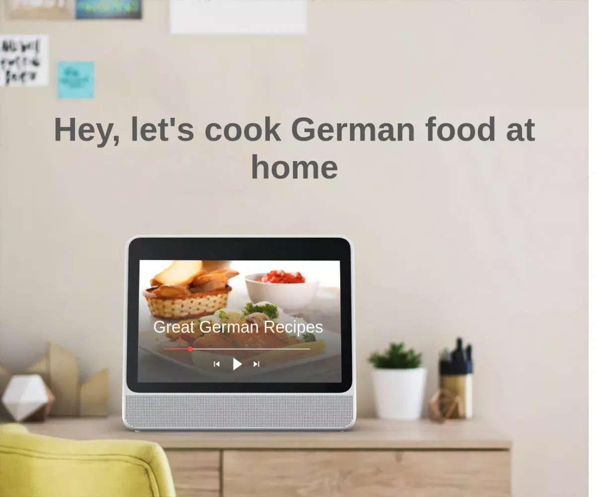 Capturas de tela do German food recipes