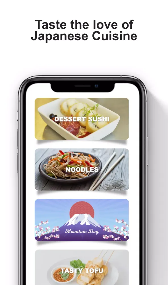 Capturas de pantalla de Japanese food recipes