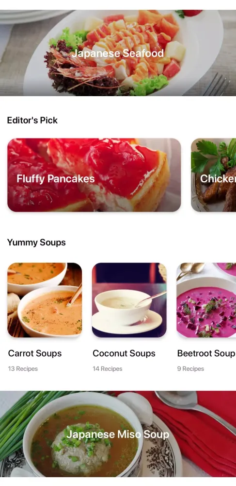 Capturas de pantalla de Japanese food recipes