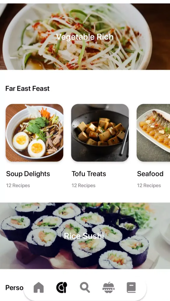 ภาพหน้าจอของ K-Dishes: Korean Recipes App