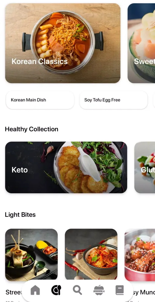 ภาพหน้าจอของ K-Dishes: Korean Recipes App