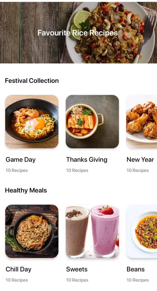 ภาพหน้าจอของ K-Dishes: Korean Recipes App