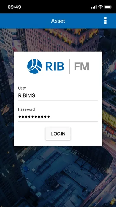 Tangkapan skrin RIB FM App Asset