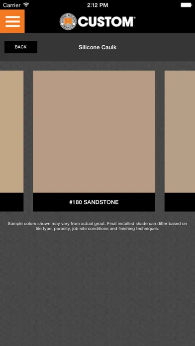 Capturas de pantalla de Custom Building Products
