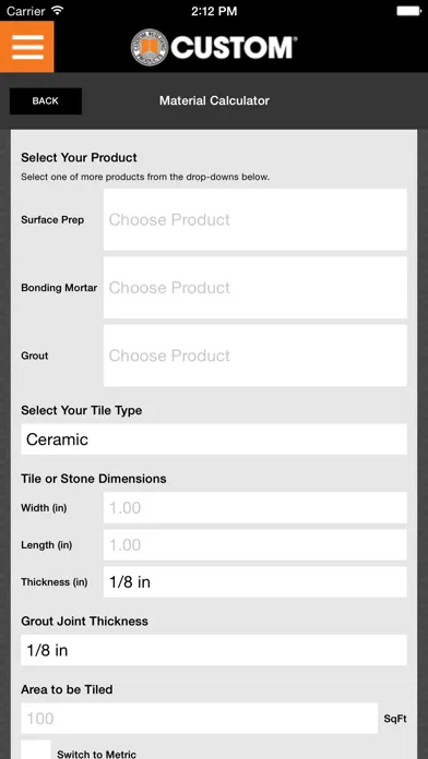 Capturas de pantalla de Custom Building Products