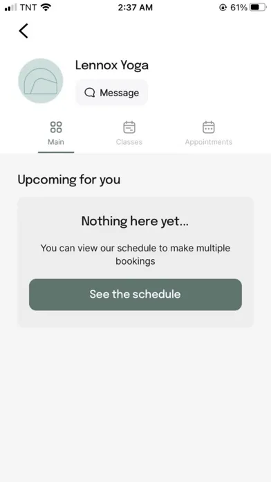 Lennox Yoga app سکرین شاٹس