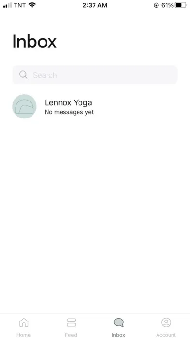 Lennox Yoga app سکرین شاٹس