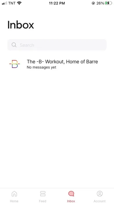 Tangkapan skrin The Barre App