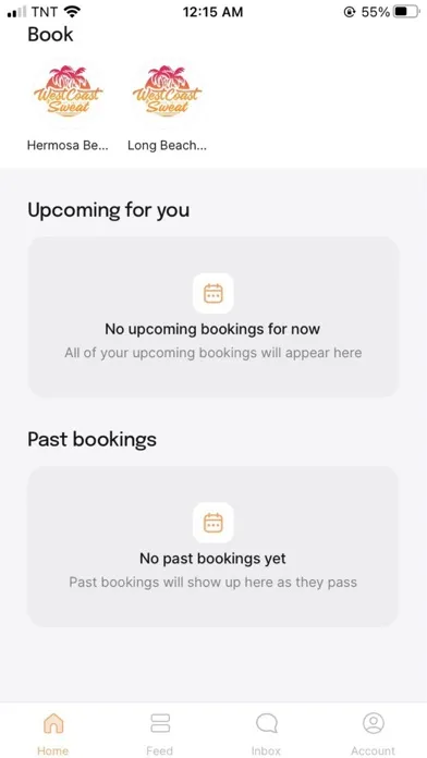 Tangkapan layar West Coast Sweat App