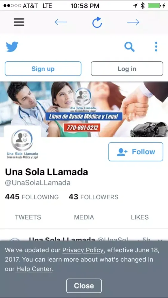 ภาพหน้าจอของ Una Sola Llamada