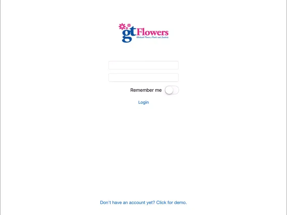 Ảnh chụp màn hình của GT Flowers Shop iPad 