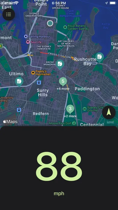 Zrzuty ekranu Speedo.meta: GPS Speed Traps