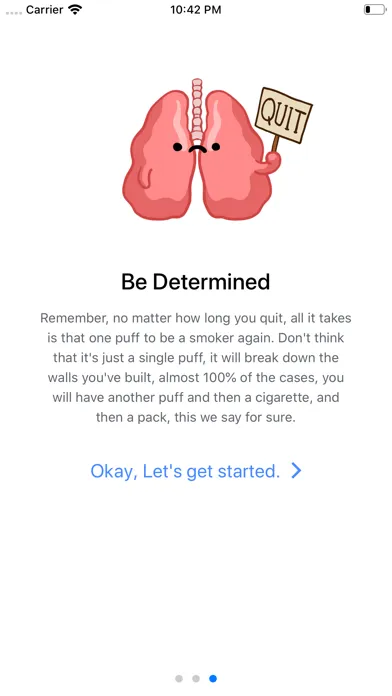 Capturas de tela do QuitItNow! - Quit Smoking