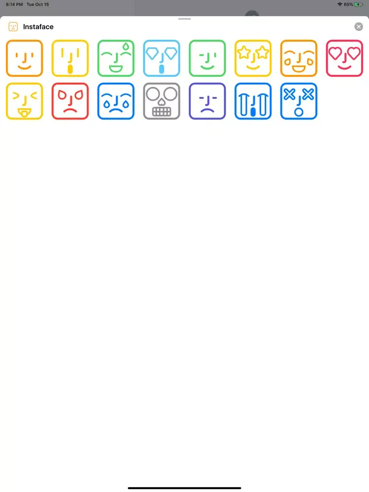 صور Instaface - Sticker Pack iPad 