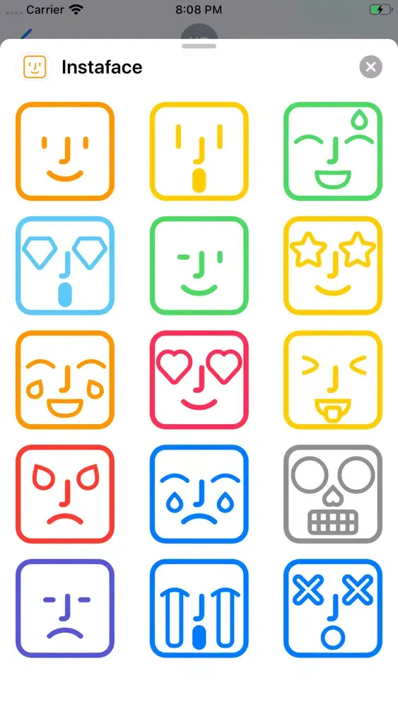 صور Instaface - Sticker Pack