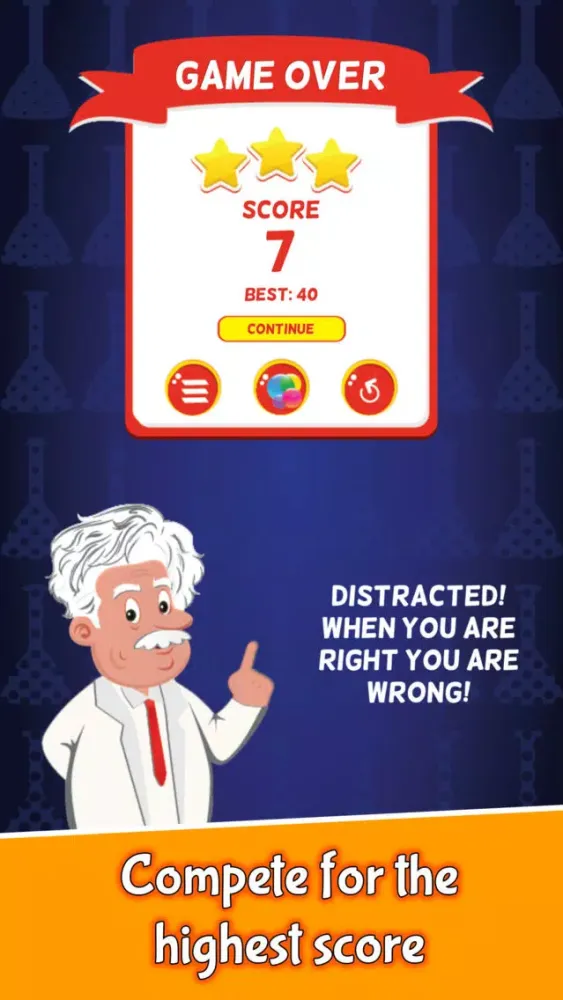 Capturas de tela do Brain Distraction: Tricky Test