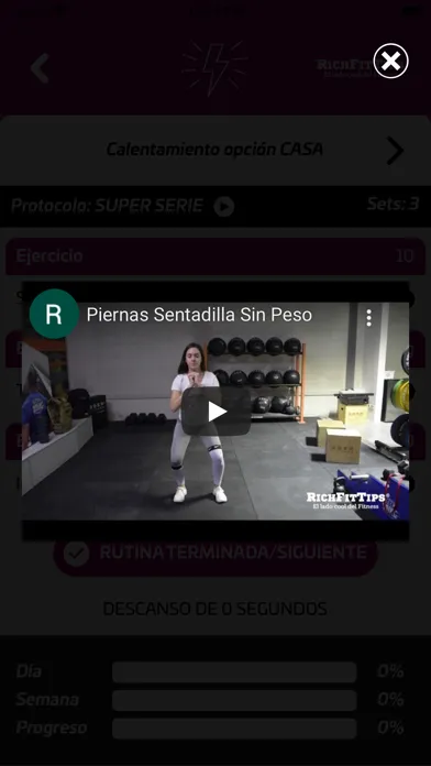 Capturas de pantalla de RichFitTips