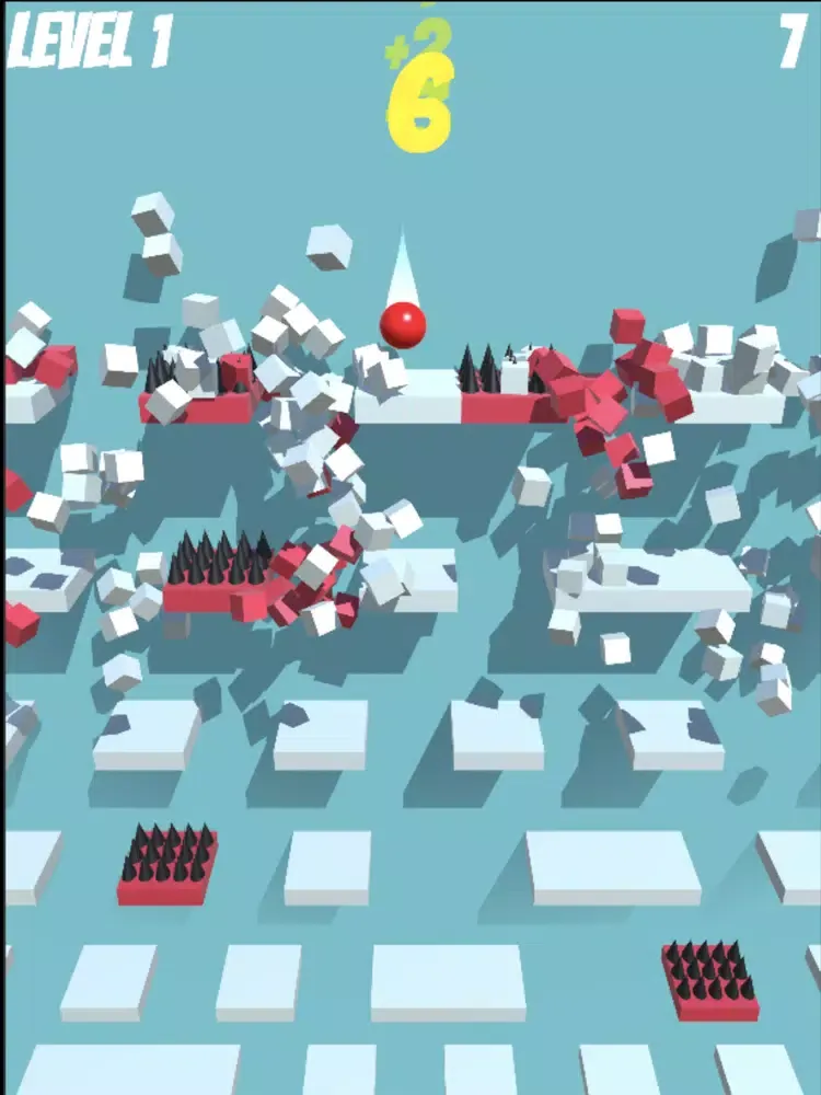 Capturas de tela do Fire Fall:Bouncy Brick Breaker iPad 