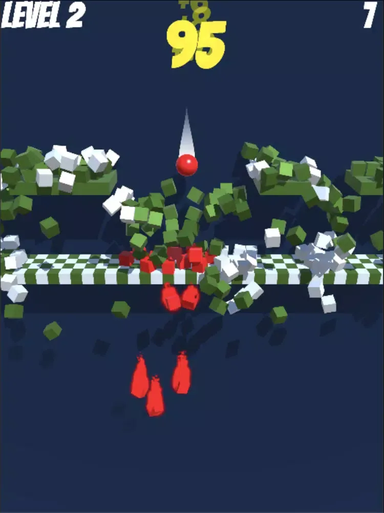 Capturas de tela do Fire Fall:Bouncy Brick Breaker iPad 