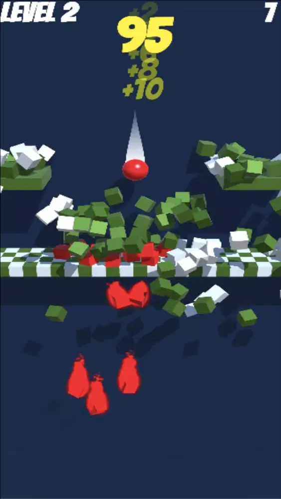 Capturas de tela do Fire Fall:Bouncy Brick Breaker