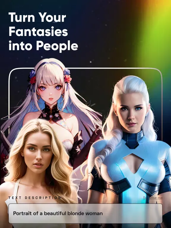 Скриншоты Perky - AI Persons Generator iPad 