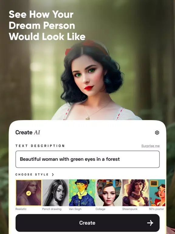Скриншоты Perky - AI Persons Generator iPad 