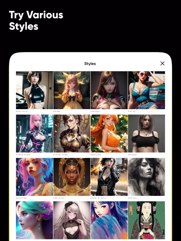 Скриншоты Perky - AI Persons Generator iPad 