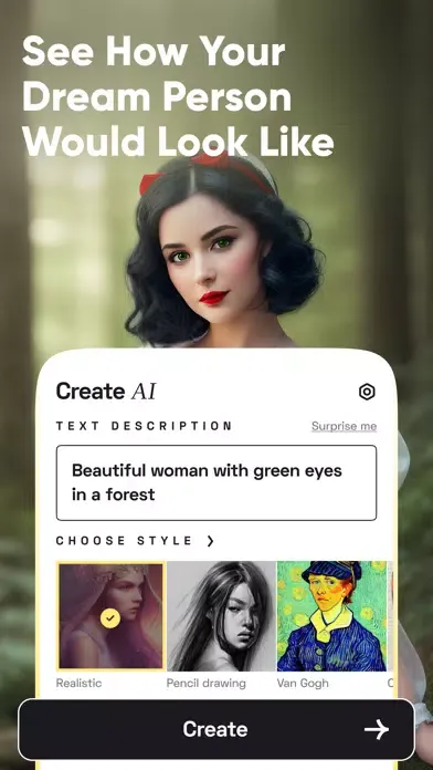 Скриншоты Perky - AI Persons Generator