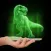 3D Dino hologram simulator