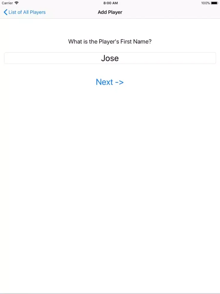 صور Batting Average Calculator iPad 