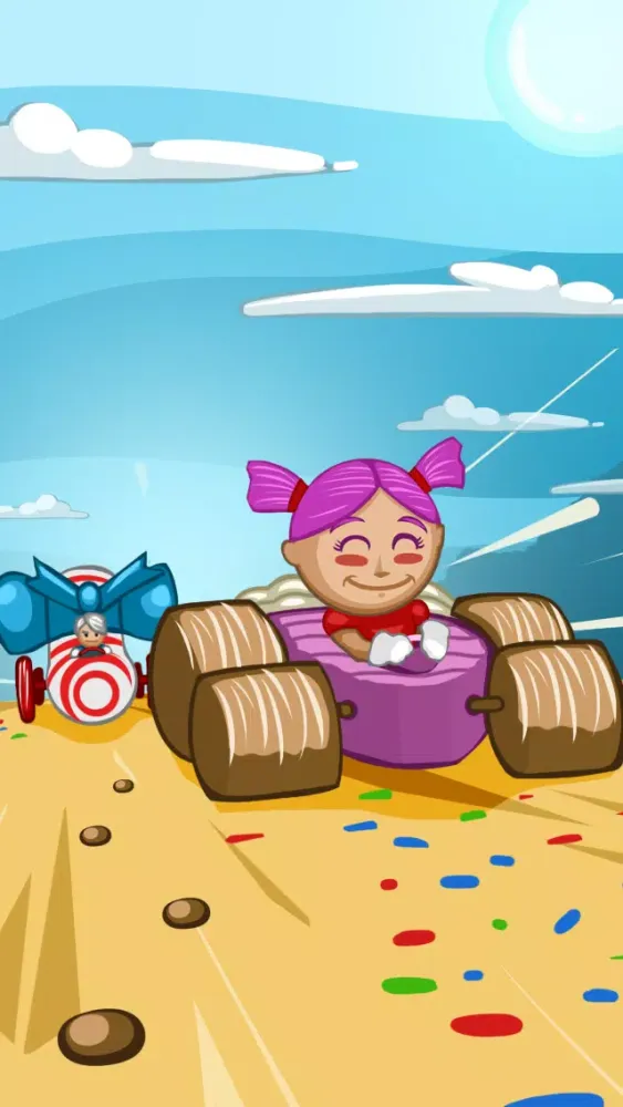 `Amazing Despicable Candy Minion Go-Kart Rush Road Chase - Free স্ক্রিনশট