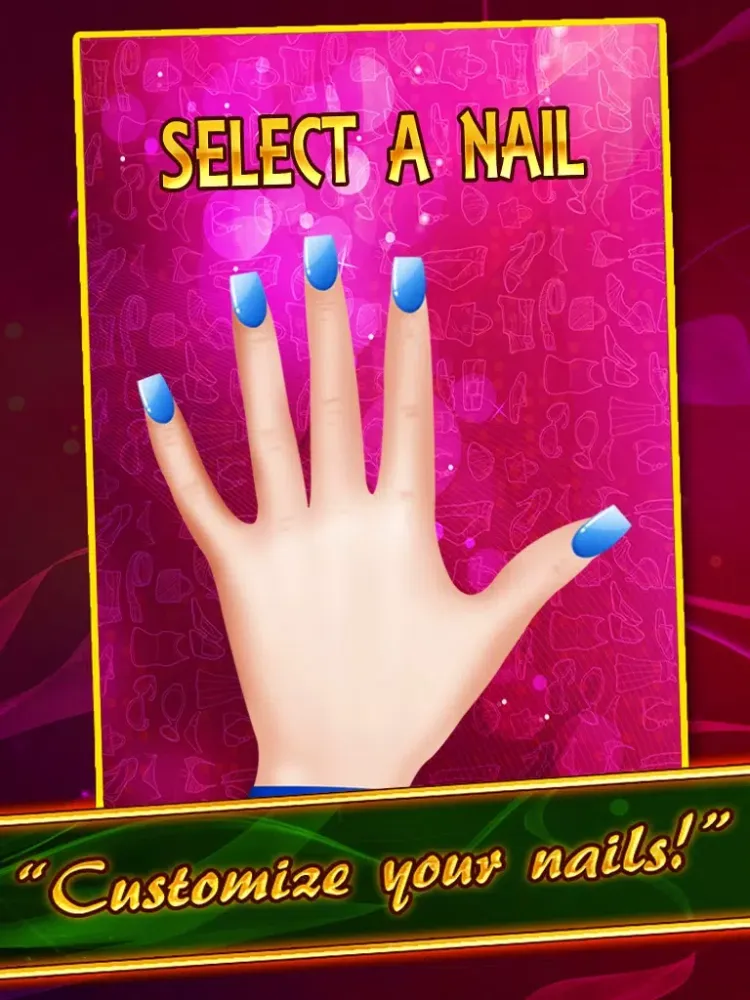 Capturas de tela do `Awesome Nails Salon Dress Up - Girl Beauty Makeover Spa Free iPad 