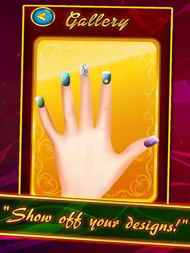 Capturas de tela do `Awesome Nails Salon Dress Up - Girl Beauty Makeover Spa Free iPad 
