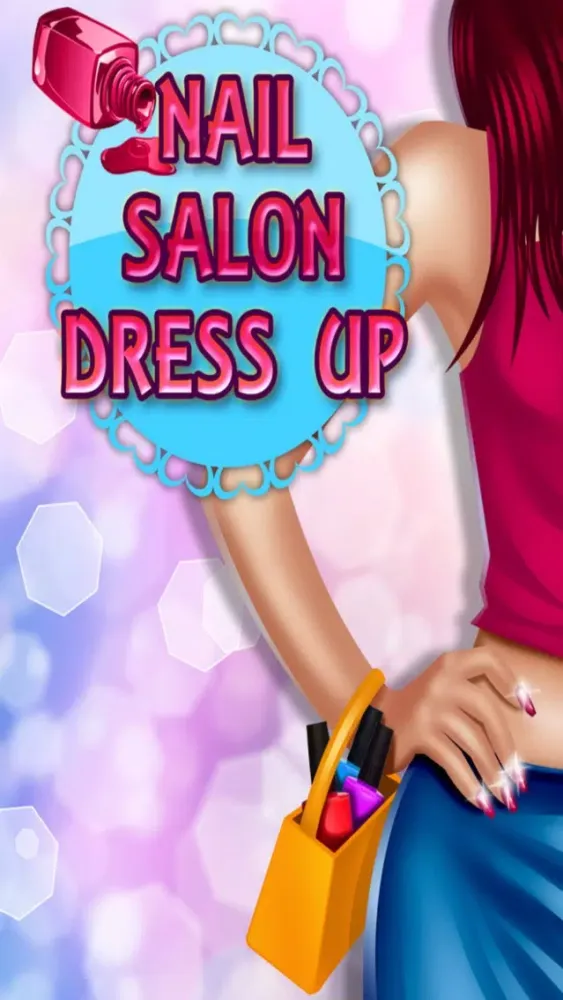 Capturas de tela do `Awesome Nails Salon Dress Up - Girl Beauty Makeover Spa Free