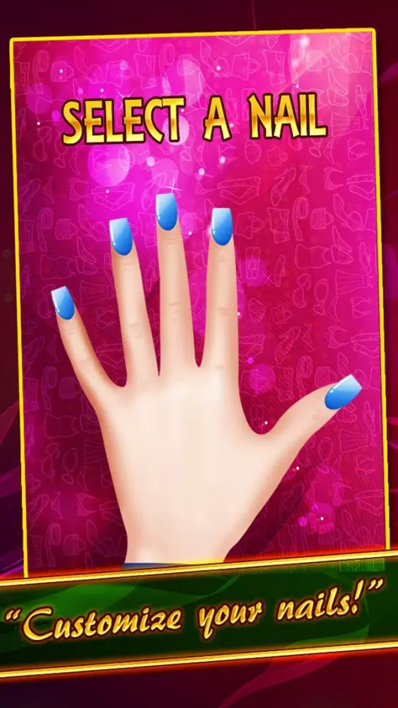 Capturas de tela do `Awesome Nails Salon Dress Up - Girl Beauty Makeover Spa Free